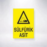Sülfirik Asit Sticker 20X28 Cm