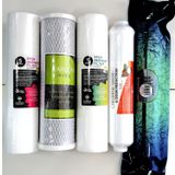 SULOOK 1378 Aqualine Aaqualine Su Arıtma Filtre Seti 5'li Çift Spun 80 Gpd Membran