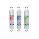 SULOOK 162 Kapalı Kasa 12 Inç Su Arıtma Cihazı Filtresi Inline 6 Aylık Yeni Sistem Filtre Seti