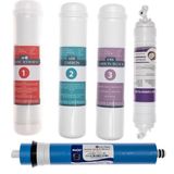 SULOOK 1954 Lotto Filters LG Su Arıtma Cihazı Filtresi 12 Inline Mebran 5'li Filtre Seti