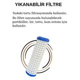 SULOOK 2011 10'' Yıkanabilir Plastik Tortu Su Arıtma Filtresi