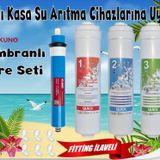 SULOOK 2101 Su Arıtma Filtre Seti Inline Set Lg Kuno Membran (En İyi Fiyatlı Set)*