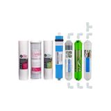 SULOOK 236 Su Arıtma Cihazı Filtresi 7'li Filtre Seti Paket Açık Kasa Quick Bağlantılı Inline