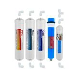 SULOOK 332 Aquanature Kapalı Kasa Su Arıtma Cihazı 5 Li Inline Filtresi Seti 5 Aşamalı & Kuno Membran