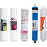 SULOOK 3533 Watermanya Açık Kasa Su Arıtma Cihazı Uyumlu 5'Li Filtre Seti Vontron Membran