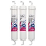 SULOOK 475 Su Arıtma Filtre Seti 3'lü Inline Set,Kapalı Kasa Cihazlar İçin