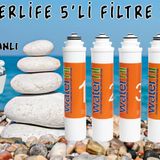 SULOOK 480 Waterlife Filtre 5 'li Lg Mebran Set Waterlife Su Arıtma Filtresi