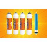 SULOOK 6282846 Waterlife Filtre 5 'li Set Waterlife Su Arıtma Filtresi