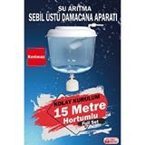 Sulook Arçelik 1037SP Uyumlu Sebil Üstü Aparatı Kırılmaz Hazneli (15 Metre Hortumlu)