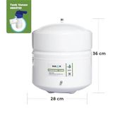 SULOOK kzntnkslk7735 Su Arıtma Cihazı Tankı - Vana Dahil-antibakteriyel-3,2 galon -12 Litre
