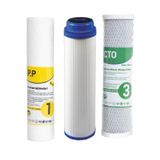 Sulook Reverse Osmosis Açık Kasa Su Arıtma Cihazı Filtresi 3 Lü Set