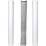 Sulook Su Arıtma 20 Inch 5 Micron Tortu + B. Aktif Karbon + Tortu Filtre