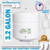 SULOOK Su Arıtma Cihazı 12 Lt 3.2 Galon Çelik Su Arıtma Deposu Tankı