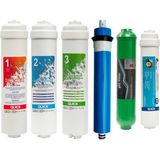 SULOOK SUZUKI Technology Kapalı Kasa Su Arıtma Cihazı Filtresi 6 Filtreli 75 Gpd Membranlı Set