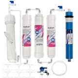 SULOOK szkakvrymsetLg001 Akvaryum Tipi Su Arıtma, Çift Çıkışlı Ve Saf Su Sistemi (LG Membranlı)