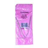 Sultan Çelik Telli Misinalı Şiş Numara 3,5 ( 3,5 mm) 40 cm (iki şiş arasi ölçüsü 40 cm'dir.)