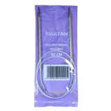 Sultan Çelik Telli Misinalı Şiş Numara 6 ( 6,0 mm) 80 cm (iki şiş arasi ölçüsü 80 cm'dir.)