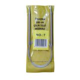 Sultan Çelik Telli Misinalı Şiş Numara 7 (7 ,0 mm) 100 cm (iki şiş arasi ölçüsü 100 cm'dir.)