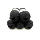 Sultan Cotton Amigurumi İpi Siyah (5 Adet) Baby Cotton Amigurumi, Punch, El Örgü İpi