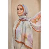 Sultan Eşarp Sultan Desenli Bambu Kraş Şal - Aylin Modeli - DK03-07