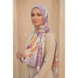 Sultan Eşarp Sultan Desenli Bambu Kraş Şal - Gizem Modeli - DK02-07