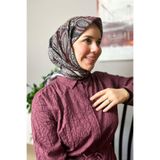 Sultan Eşarp Sultan Fresh Pamuk Eşarp - Otantik Desen - SFE004-09