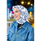 Sultan Eşarp Sultan Fresh Pamuk Eşarp - SFE023-04 - İndigo