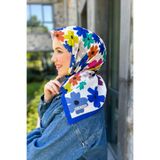 Sultan Eşarp Sultan Fresh Pamuk Eşarp - Uçuşan Çiçekler - SFE009-09