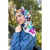 Sultan Eşarp Sultan Fresh Pamuk Eşarp - Uçuşan Çiçekler - SFE009-13