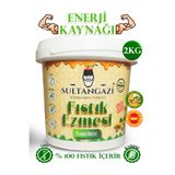 Sultan Gazi Fıstık Ezmesi Şekersiz Sade (%100 Yer Fıstığı) 2kg