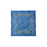Sultan İpek Desenli Pamuklu Fular 75x75cm