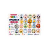Sultan magnet hediyelik Kişiye Özel Okul Rozetleri 58 mm 10 Adet Öğrenci Başarı ve Mezuniyet Rozeti
