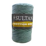 Sultan Pamuk Koton Cotton Sim Makrome Ipi 250 gr - 527 Mentol Yeşim Sim