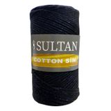 Sultan Pamuk Koton Cotton Sim Makrome Ipi 250 gr - 632 Siyah Lacivert