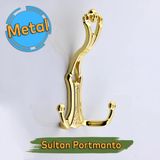 Sultan Portmanto Askı Gold Altın Vestiyer Dolap Askılık Askılığı Duvar Banyo Mutfak Elbise Askısı