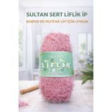 Sultan Sert Liflik ipi Sert Mutfak Lifi ve Banyo Lifi İpi Sert Saçaklı ip Pudra 412