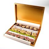 Sultan ve Çifte Kavrulmuş Lokum Gold Kutu 1100G