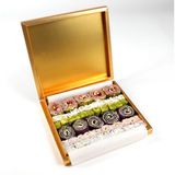 Sultan ve Çifte Kavrulmuş Lokum Gold Kutu 700G