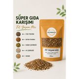 sultanbahçe Fit Yaşam Mix - Chia | Keten Tohumu | Çiğ Kabak Çekirdeği | Ay Çekirdeği | Susam - 250 gr
