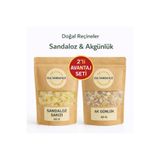 Sultanbahçe Sandaloz Sakızı & Akgünlük Sakızı - 2'li Set - Bitkisel Reçine Doğal Sandaloz Ak Günlük Sakızı