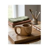 SultanofAura Ahşap Kuksa Bardak - El İşçiliği Kamp Ve Doğal Yaşam Bardağı