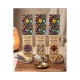 SultanofAura Aura Senzia Doğaltaşlı Çubuk Tütsü Seti - 3'lü Paket (24 Çubuk) + Doğaltaş Hediyeli