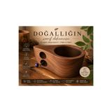 SultanofAura El Yapımı Ceviz Ağacı Kuksa Bardak | Doğal Ahşap Kamp Kupası | Outdoor & Kamp Tutkunlarına Öze