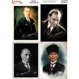 Sulu Transfer Kağıdı 25X35CM ST-2122 - Çok Renkli