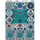 Sulu Transfer Kağıdı 25X35CM ST-2237 - Çok Renkli