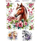 Sulu Transfer Kağıdı 25X35CM ST-2344 - Çok Renkli