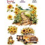 Sulu Transfer Kağıdı 25X35CM ST-952 - Çok Renkli
