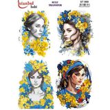 Sulu Transfer Kağıdı 25X35CM ST-969 - Çok Renkli