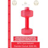 #Suluk Sağlıklı Bpa İçermez Sporcu Matarası Renkli Şık Hafif Pratik Modern Dambıl Suluk 500 Ml