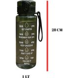 Suluk & Su Şişesi & Sporcu Matara Turuncu 1000 ml - Ahşap